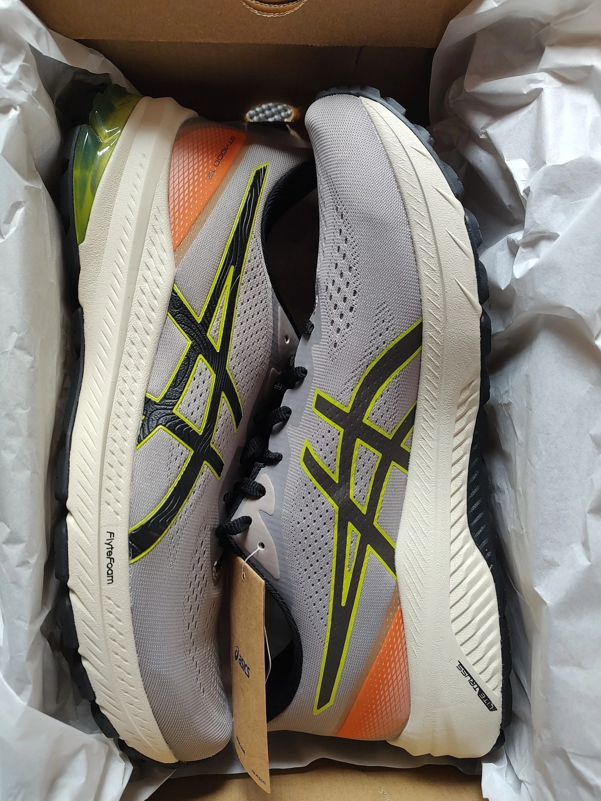 Size 12 - ASICS GT 1000 12 TR Nature Bathing Neon Lime Trail Shoes