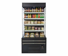 NSF 36.5" W Refrigerated Open Air Cooler Display Case Grab & Go Merchandiser ETL
