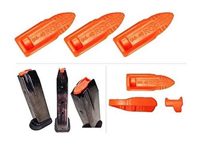 3 Pack - TRT Tap Rack Dry Fire Safety Training Aid 9MM/.40 9mm, Black, Orange 