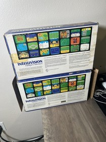 2 Intellivision Consoles in box w Huge Game Lot (READ DESCRIPTION)