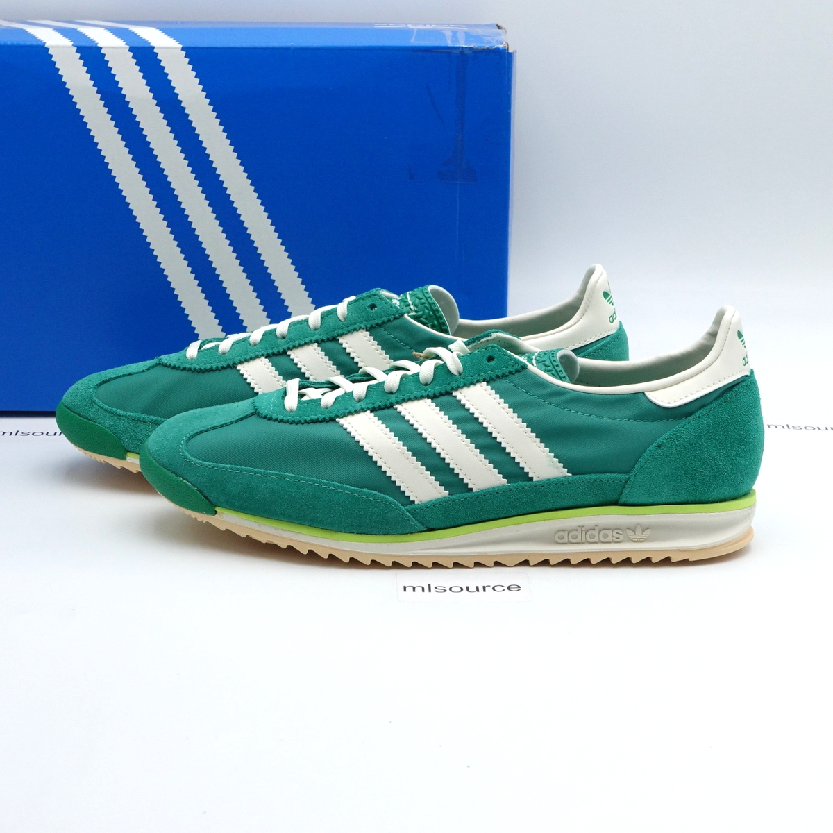 adidas gazelle silver green womens Sporty & Rich - SL72 - Mint/Purple - Size: 4.5 main image 1