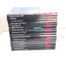 Singer Sewing Reference Library Book Lot 17 Very Nice 1980's