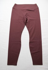 Fabletics Women's Seamless Scrunch High-Waisted Legging NN7 Oxblood Large NWT