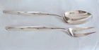 Vtg Sterling Silver Flatware Celeste  By Gorham Serving Spoon &Fork Mid Century