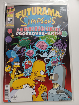 Futurama Comics Nr. 10 Simpsons   Crossover - Krise -  1 von 2