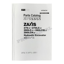 HITACHI ZAXIS ZX280LC-3 ZX280LC-3 Engine Excavator Parts catalog manual