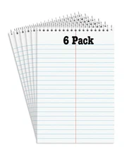 Steno Pads Notebooks, Top Bound Spiral Steno Book -Stenos Note Pads Gregg Rul...
