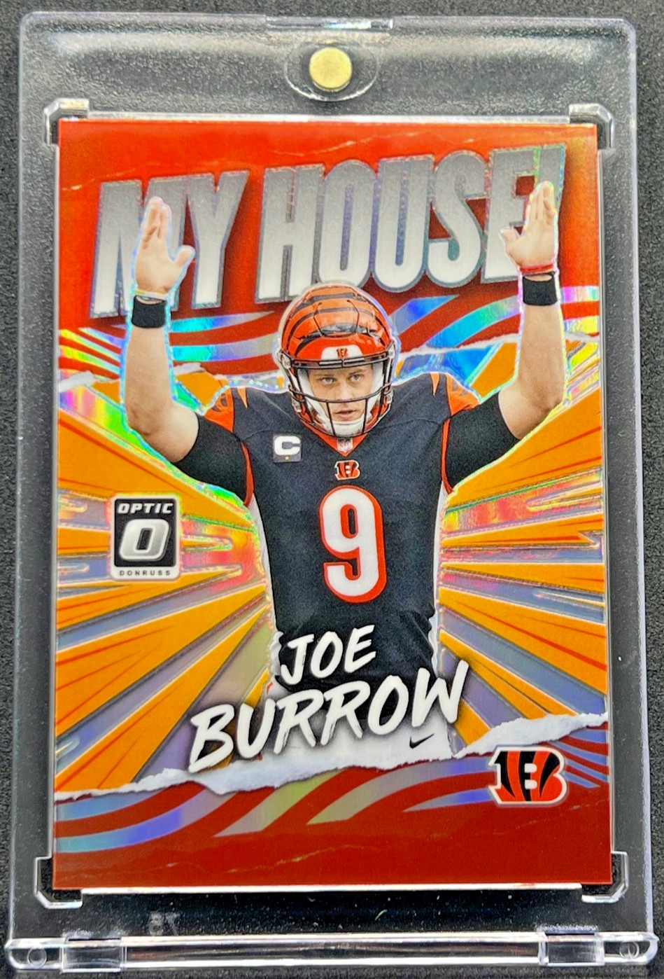Joe Burrow Mint 2021 Panini Donruss Optic Silver Prizm Refractor My House Insert