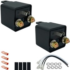 Relay 200A, 12V Continuous Duty SPST 4-pin High Power Relay Set