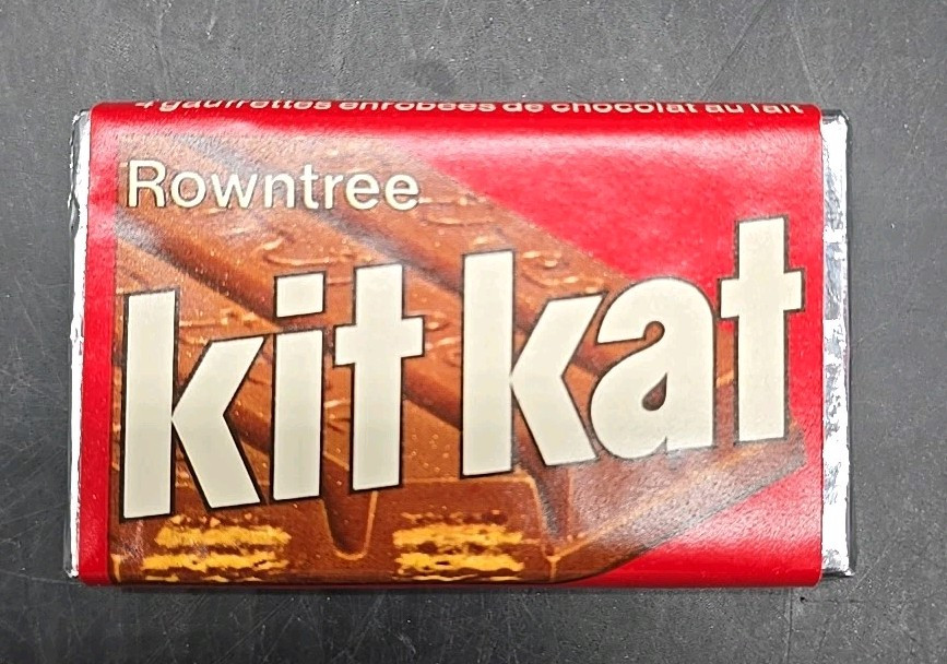 Barra de chocolate Rowntree’s Kit Kat barra de caramelo sellada de colección rara