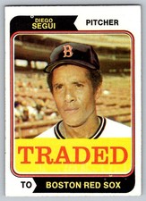 1974 Topps Traded #151T Diego Segui Red Sox (Fair Condition)