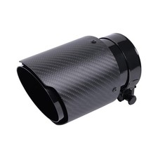 Universal Carbon Fiber Exhaust Tip 2.5 Inlet 4 Outlet Matte Tailpipe Muffler Universal Carbon Fiber Exhaust Tip 2.5 Inlet 4 Outlet Matte Tailpipe Muffler