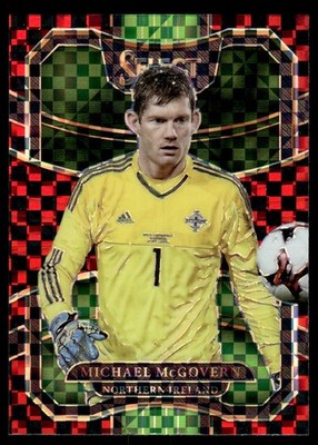 2017 Panini Selec Soccert Checkerboard Michael McGovern Northern Ireland #23