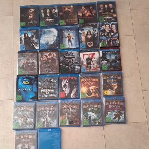 Blu Ray Sammlung Paket Konvolut 26 Filme plus 1 Graits Blue rayHülle FSK 6- 18 .