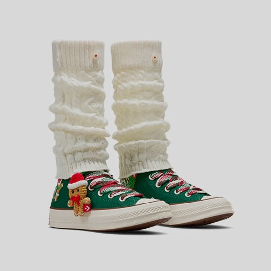 Converse Chuck 70 Hi Christmas 'Gingerbread & Knit Sock' - A12455C