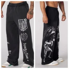 New YoungLA 2128 - AOT© X YLA BAGGY JOGGERS Jogging Comfort Unisex Sweatpants US