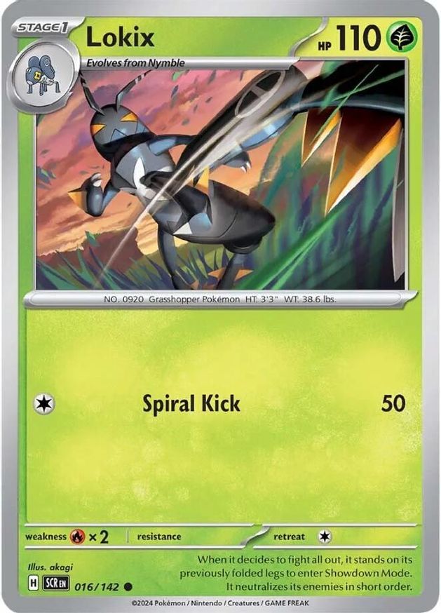 Pokemon Lokix (16/185) Stellar Crown NM REVERSE HOLO | eBay