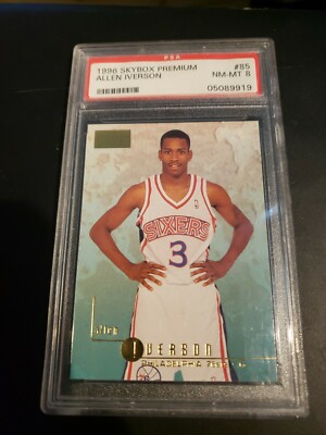 リアル 【品質保証書付】 トレーディングカード ALLEN IVERSON 1996 SkyBox Premium GOLDEN TOUCH #4 PSA 9 トレーディングカード 1996-97 Skybox Premium Allen Iverson Rookie Card #85 PSA Near Mint-Mint 8 | eBay
