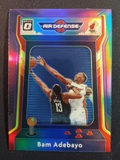 2020-21 Panini Donruss Optic Purple Prizm Air Defense Bam Adebayo #2