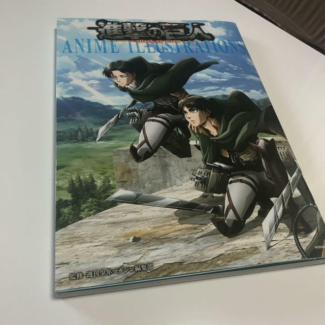 Attack on Titan Anime Illustrations Art Book Animation All Color Art
