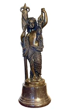 Early 19c Bronze Albert Ernest Carrier (Belleuse) Hunter Fisherman Sculpture