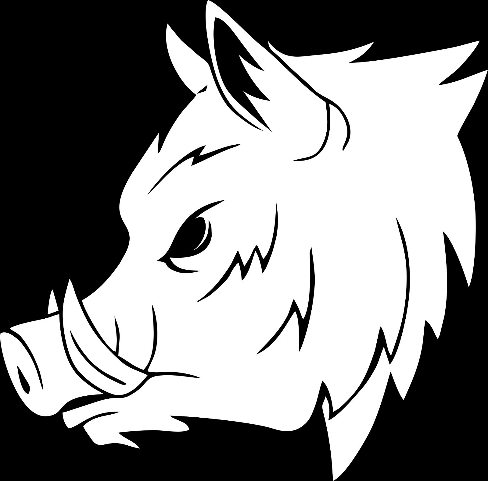 Wild Hog Piglet Porky Boar Truck JDM Auto Car Bumper Window Vinyl Decal Sticker - Picture 5 of 14