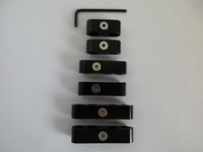 Spark Plug Wire Separators Aluminum Black 7mm 8mm 9.5mm Loom 302 350 454 9570bk