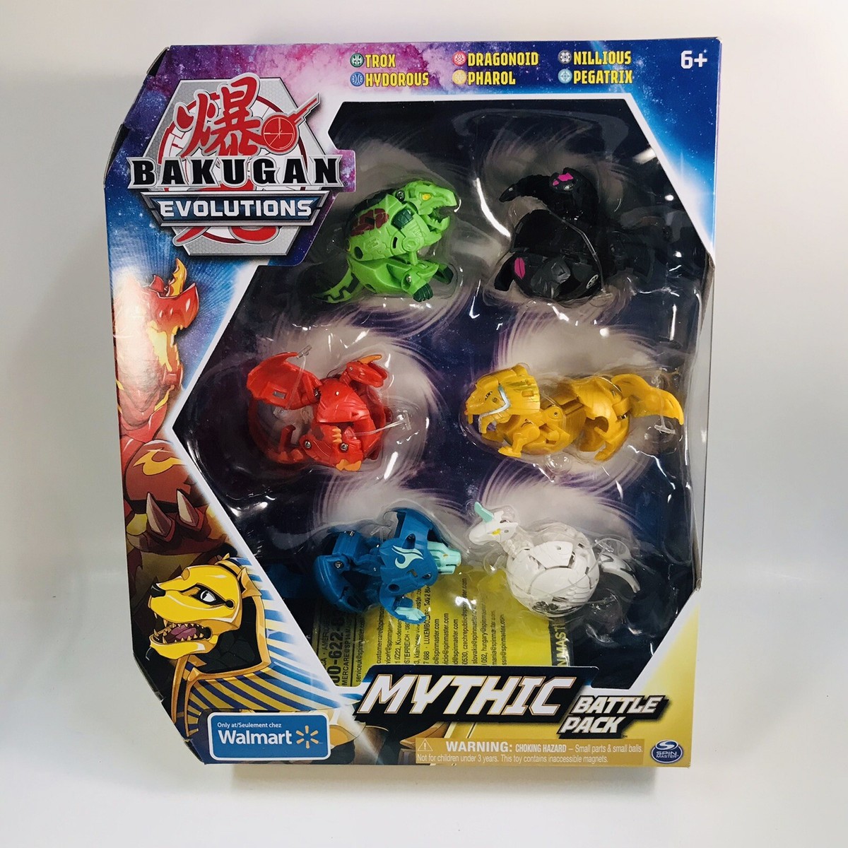 Bakugan Evolutions Mythic Battle Pack Walmart Exclusive Figures