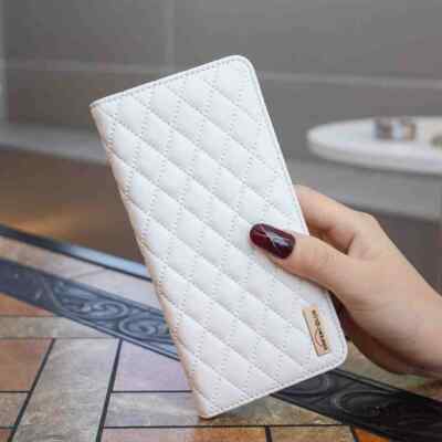Lattice Leather Wallet Flip Case Cover For Xiaom Redmi Note 12 Pro 5G Mi 12 13