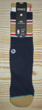 MENS STANCE NBA CORE COLLECTION BLUE KHAKI CREW SOCKS SIZE M 6/8.5