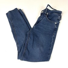 Rag & Bone Women’s Jeans Size 26 Cate Mid Rise Skinny Dark Wash Blue Denim #1419