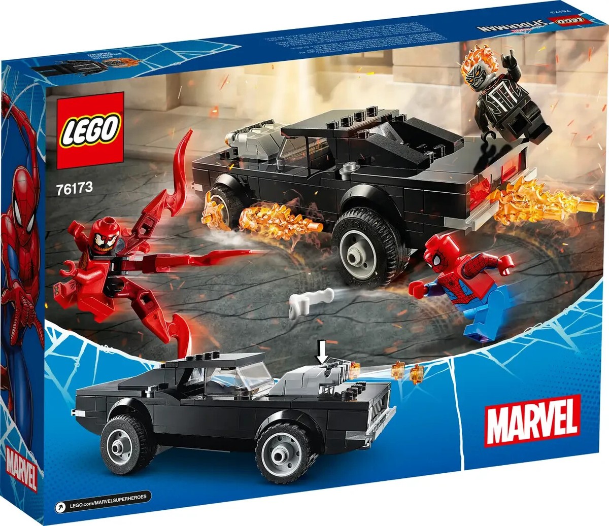LEGO 76173 MARVEL Spider-Man and Ghost Rider vs. Carnage Retired