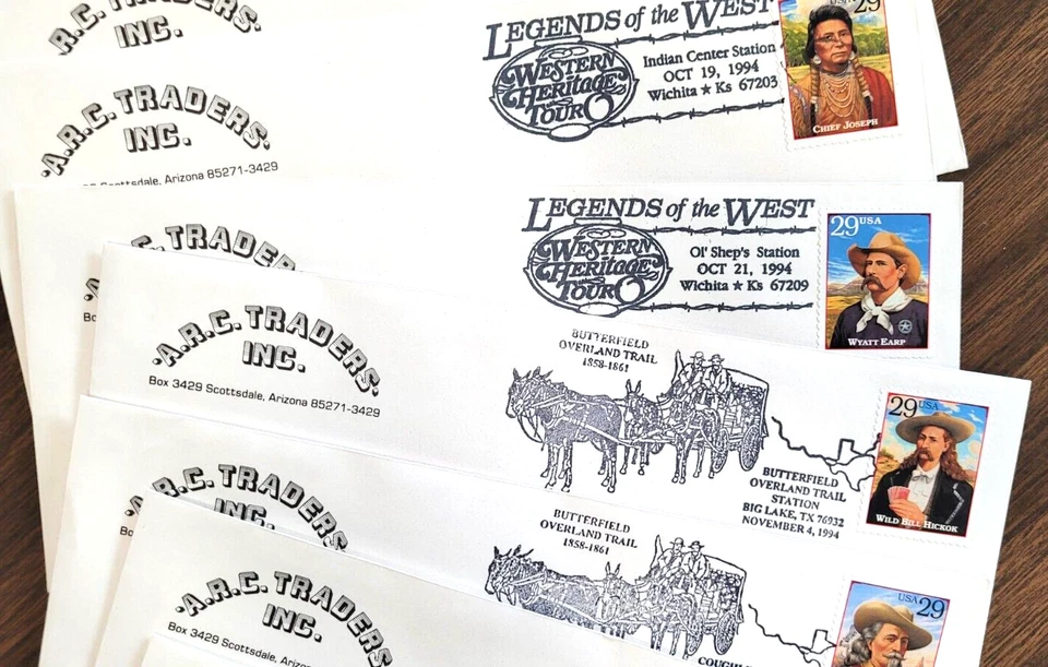 US FDC # 2869a-t 29c Legends of the West 10 covers A.R. C. Traders, Inc. (E81) - Image 4 of 4