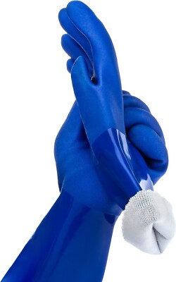 Ultimate Rubber Household Pvc Gloves With Comfortable Cotton Lining Antislip Sur