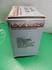 Atari Lynx Console FOR PARTS OR REPAIR ! No Power - No Battery Cover Read Descri
