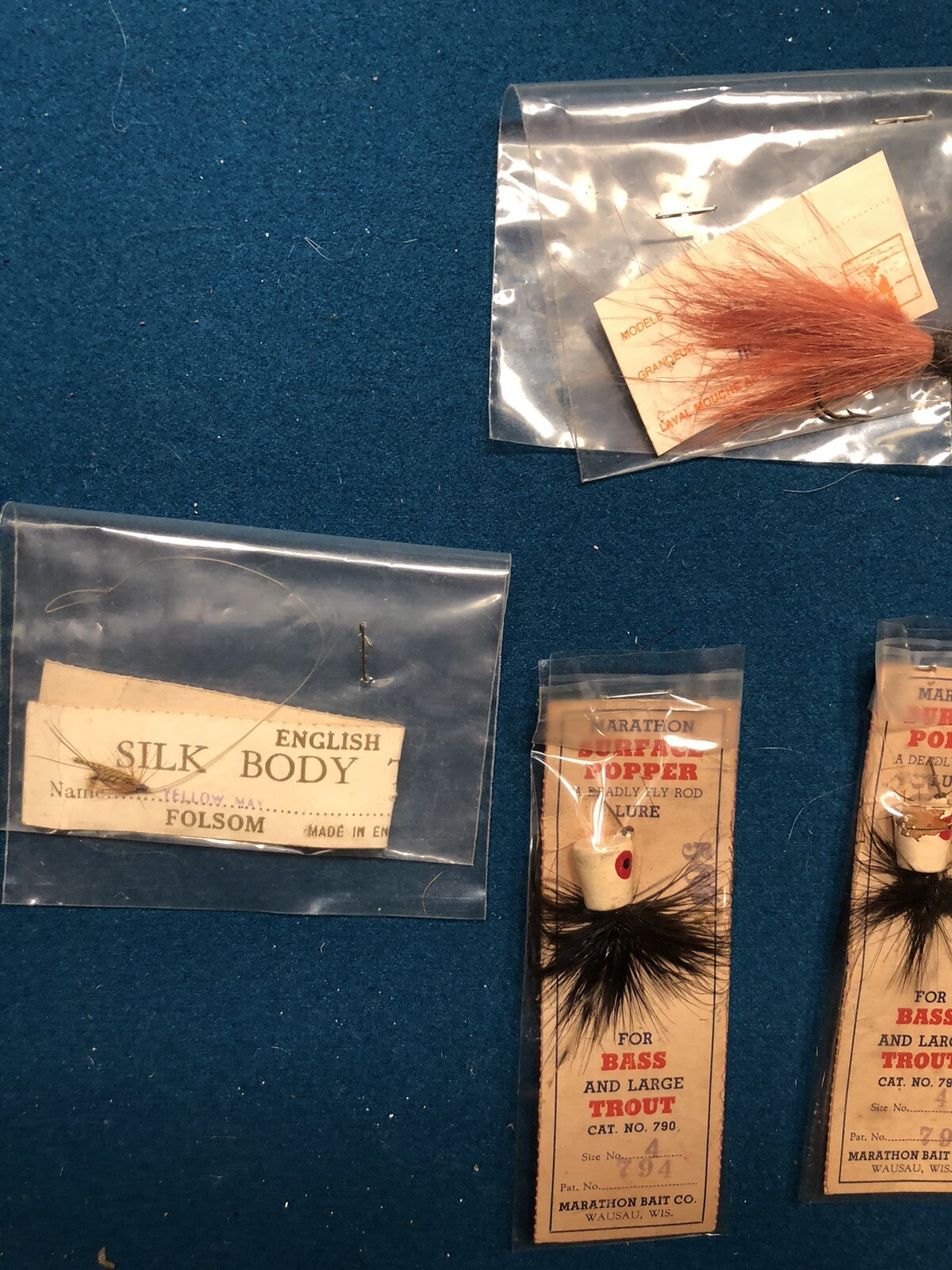 Vintage Fishing Spinners Lures Flies Poppers - Image 2
