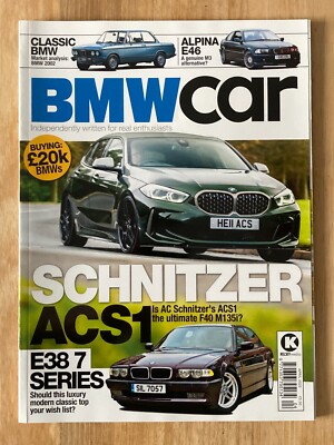 BMW Car Magazine APR 2022 Edition Classic Alpina E46 ACS1 Schnitzer BMW Magazine