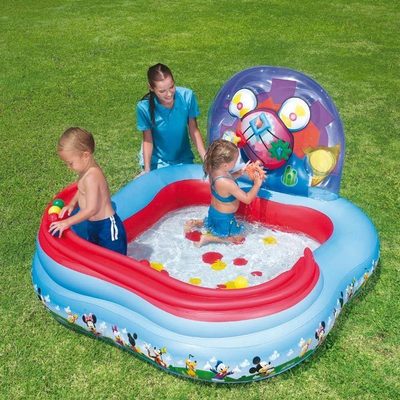 Planschbecken  ''Mickey Mouse Clubhouse''  Spielcenter mit Kugelbahn, Pool Bestway
