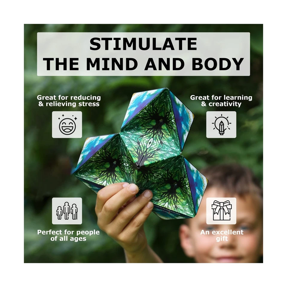 SHASHIBO Shape Shifting Box - Award-Winning, Patented Fidget Cube w/ 36 Rare ... - Image 3 of 4