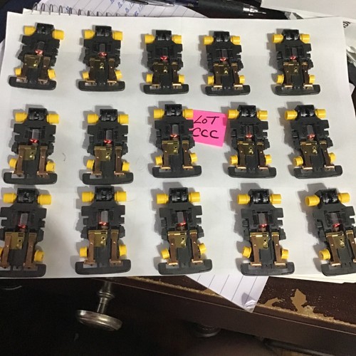 VINTAGE 15 PIECE GROUP TYCO SLOTLESS CHASSIS / MISSING TIRES / PARTS ONLY CCC!!!