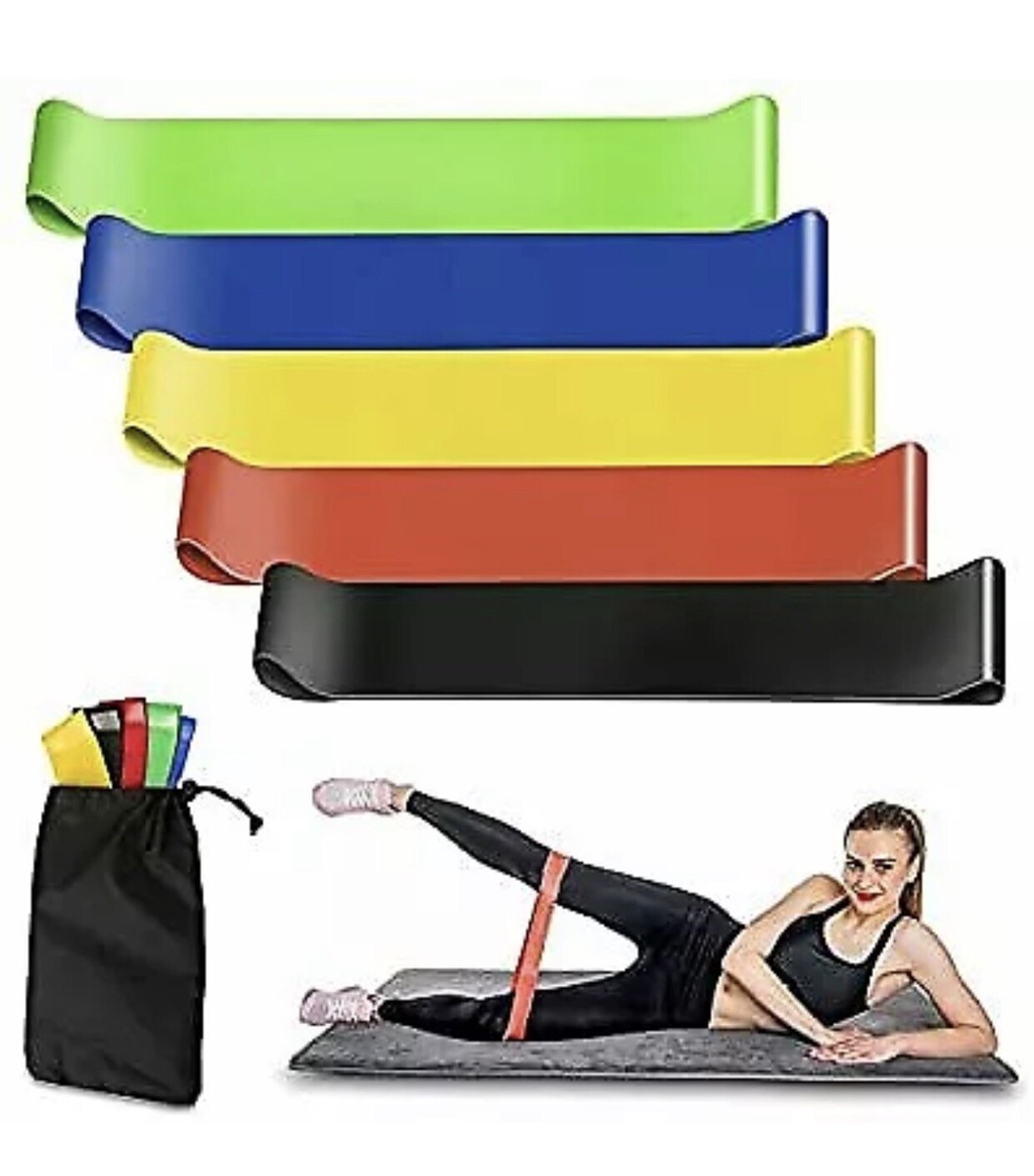Resistance Bands Mini Loop Exercise Fitness Set Latex Gym Yoga