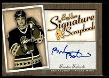 2005-06 Upper Deck Beehive Signature Scrapbook Brandon Bochenski #SS-BB