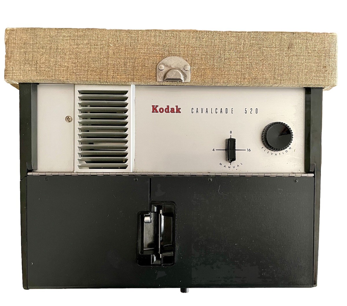 Vintage Kodak Cavalcade 520 Slide Projector with Hard Carrying