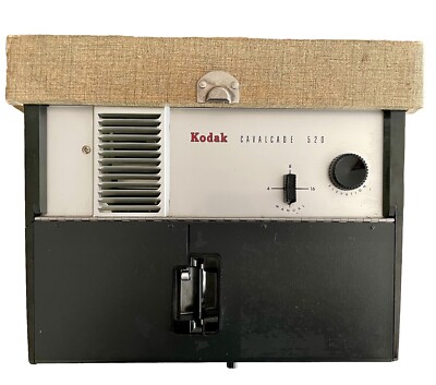 Vintage Kodak Cavalcade 520 Slide Projector with Hard Carrying