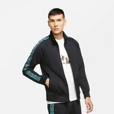 Nike FC Barcelona Men's JDI Jacket PK Soccer Tracksuit Black CW2602-010 Size L