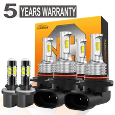 For GMC Yukon Denali SLE Sport Utility 2000-2006 LED Headlight & Fog Light Bulbs