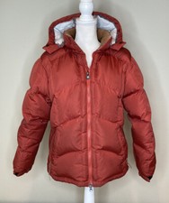 Isis Women’s Hooded Lofty Down Puffer Coat Size 10 Red Hg