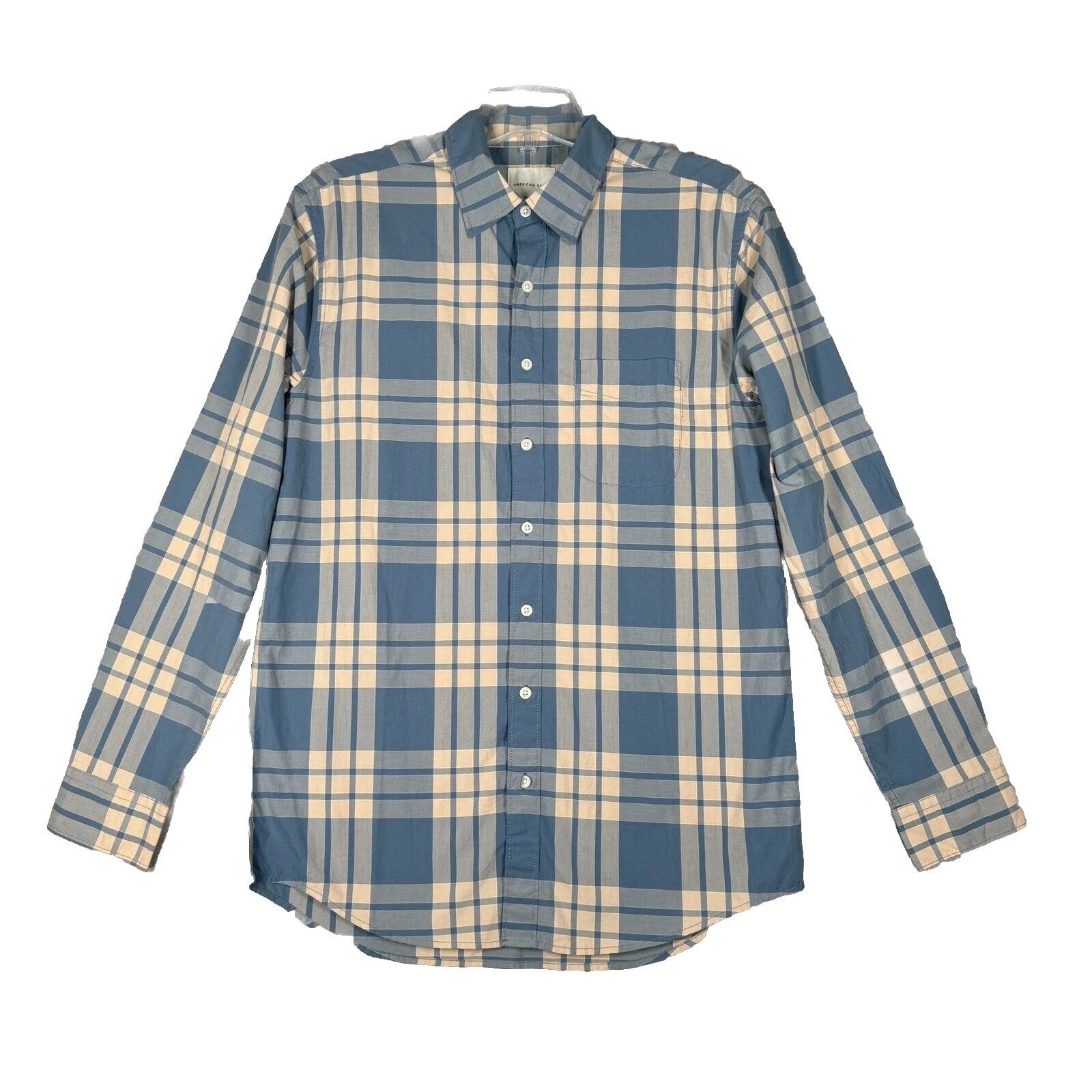 American Eagle Outfitters Cotton Big & Tall Casual Button-Down Shirts for Men