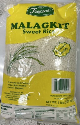 Tropics Sweet Sticky Rice Malagkit  5 lbs one pack