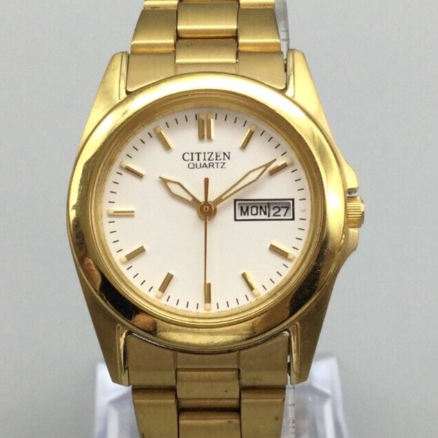 CITIZEN シチズン Quartz Crystal Accent Ladies Watch Amazon.com: Citizen Ladies' Quartz Dress Bracelet Watch with